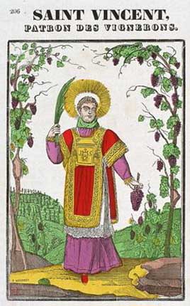 Saint Vincent patron des vignerons